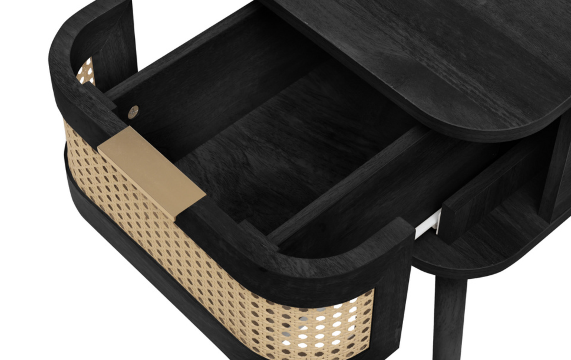 NOAH 1 DRAWER BEDSIDE BLACK